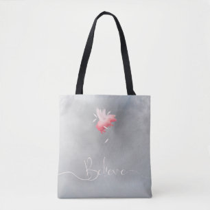 Bolso De Tela Las plumas de cerdo de Believe-Falling
