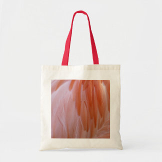 Bolso De Tela Las plumas flamencas en tonos rosas