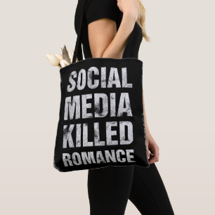 Bolso De Tela Las redes sociales mataron el romance