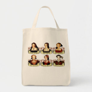 Bolso De Tela Las seis esposas del Enrique VIII clásico