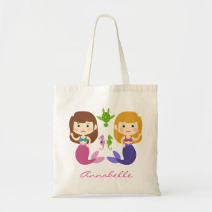 Bolso De Tela Las sirenas gemelas personalizan