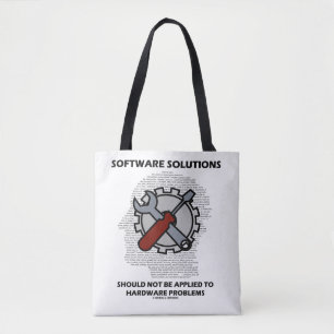 Bolso De Tela Las Soluciones De Software No Deben Aplicarse Al H