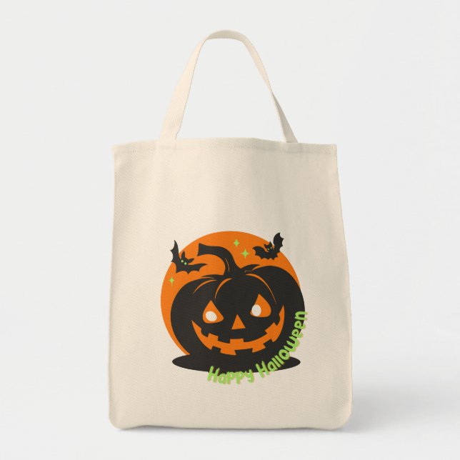 Bolso De Tela Las sombras de Halloween se están moviendo, ¿estás (Frente)