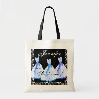Bolso De Tela Las SOMBRAS de la dama de honor AZUL visten la