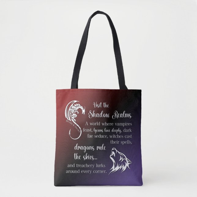 Bolso De Tela Las Sombras Realmas Brenda K Davies Tote Bag (Anverso)