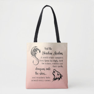 Bolso De Tela Las Sombras Realmas Brenda K Davies Tote Bag