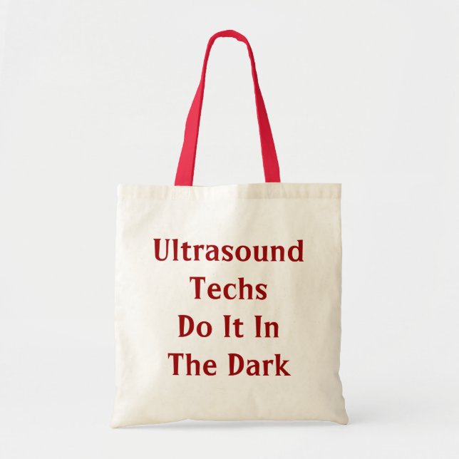 Bolso De Tela Las tecnologías del ultrasonido lo hacen en el (Frente)