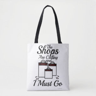 Bolso De Tela Las tiendas están llamando Eslogan genial de compr