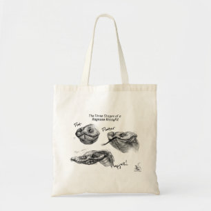 Bolso De Tela "Las tres etapas de un Hognose Hissyfit "