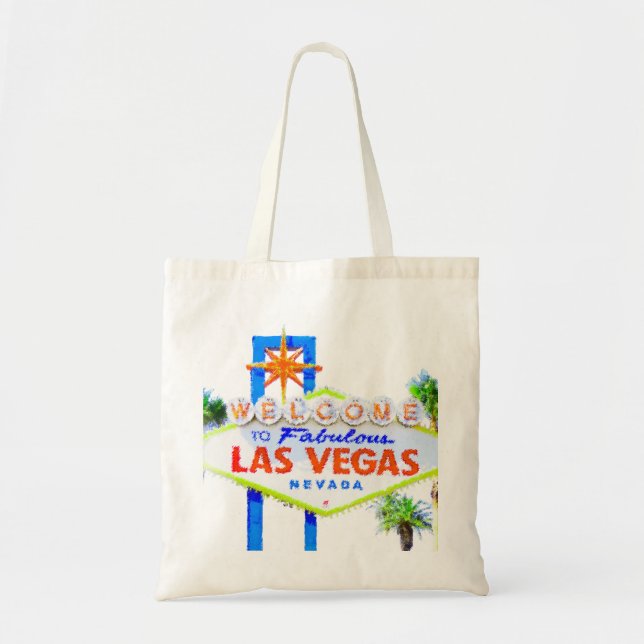 Bolso De Tela Las Vegas (Frente)
