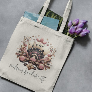 Bolso De Tela Las Vegas Bachelorette Personalizado Casino & Phot