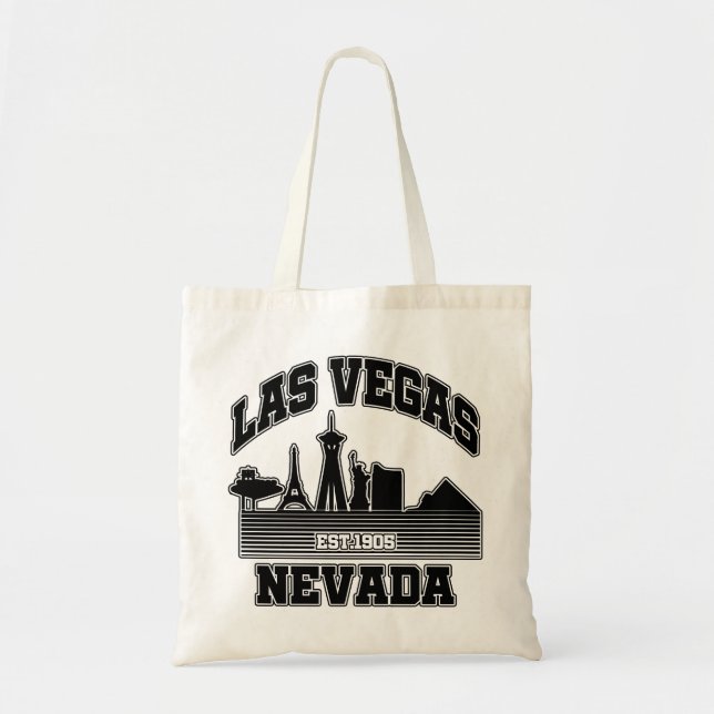 Bolso De Tela Las Vegas, Nevada (Frente)