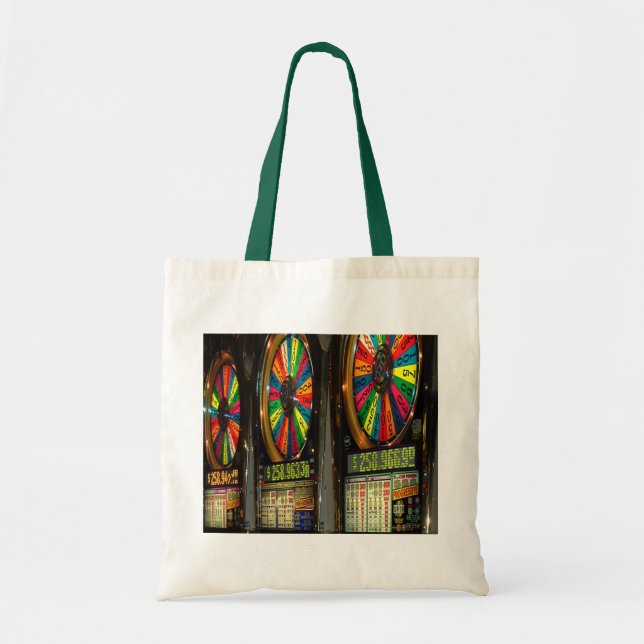 Bolso De Tela Las Vegas Slots (Frente)