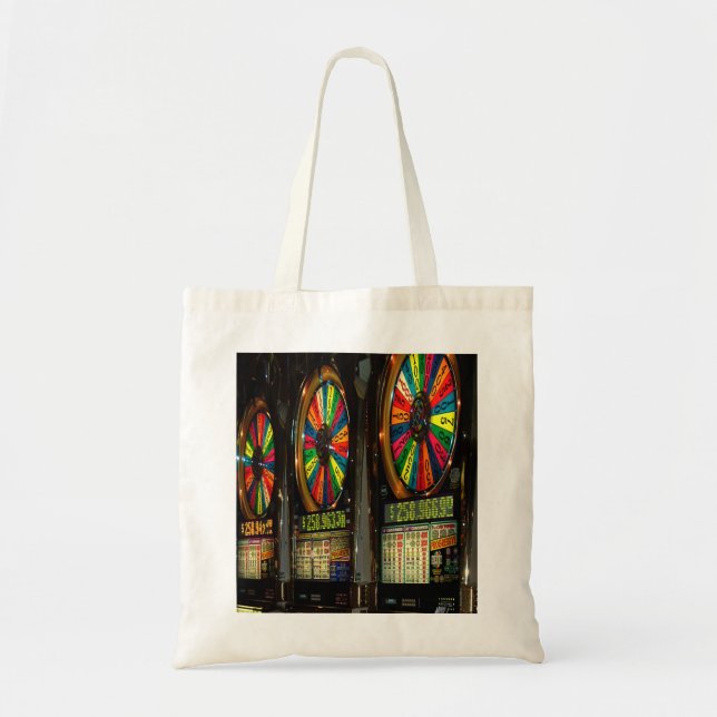 Bolso De Tela Las VEGAS-SLOTS (Frente)