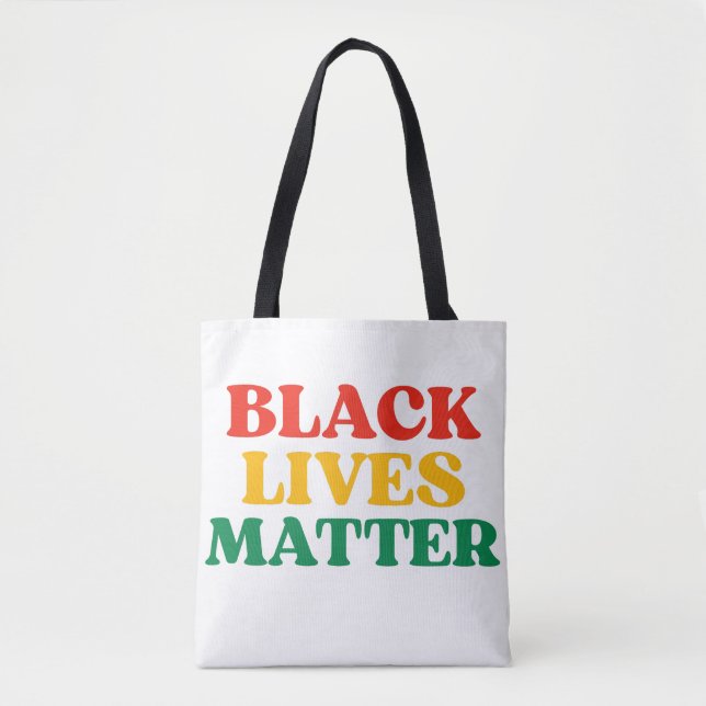 Bolso De Tela Las vidas negras importan (Anverso)