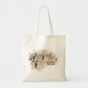 Bolso De Tela Las vides son cargadas