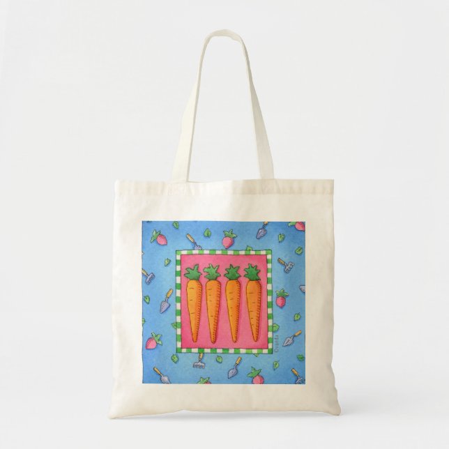 Bolso De Tela las zanahorias más bonitas del mercado (Frente)
