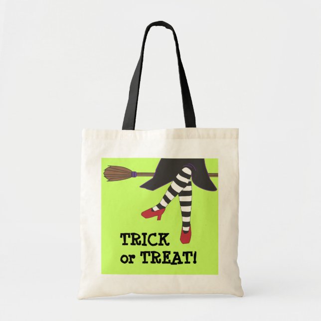 Bolso De Tela Lástima de Halloween o maldición de tratantes (Frente)