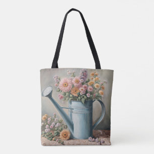 Bolso De Tela lata de agua, arte blanco y negro, arte de primave