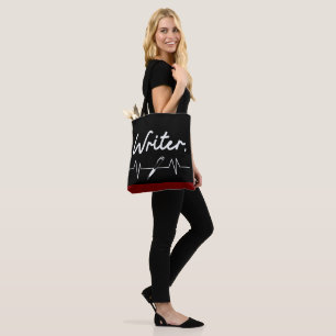 Bolso De Tela latido del escritor