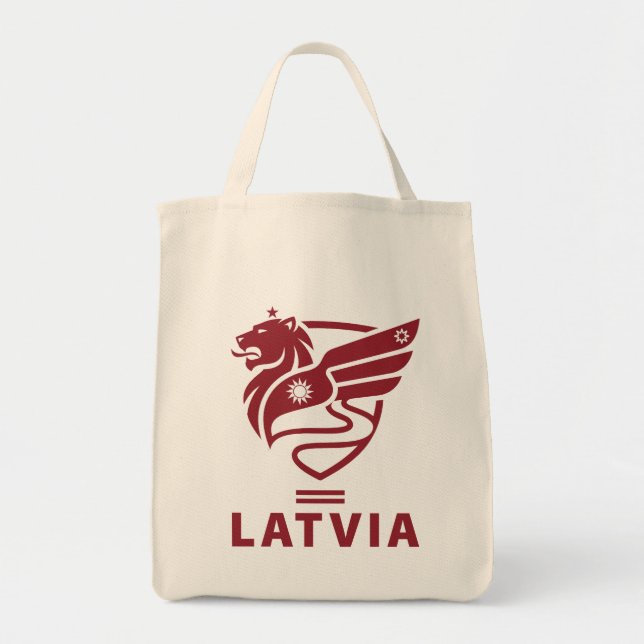 Bolso De Tela Latvia Baltic State Northern Europe (Frente)