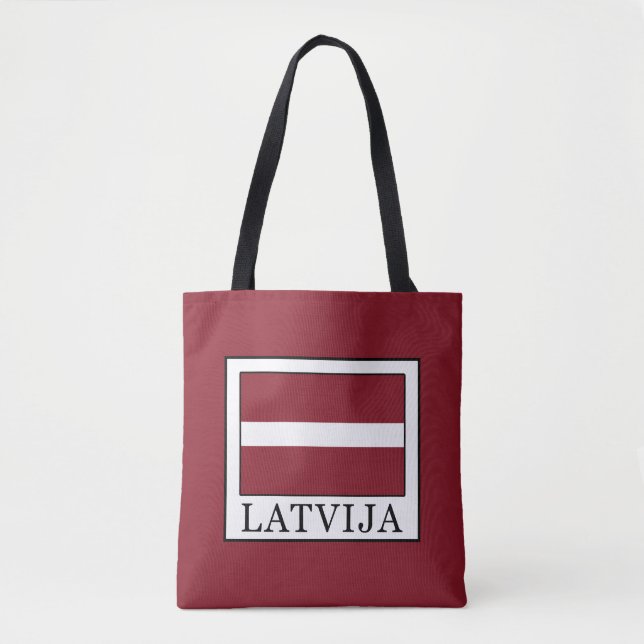 Bolso De Tela Latvija (Anverso)