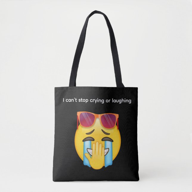 Bolso De Tela  Laughing Through Tears (Anverso)