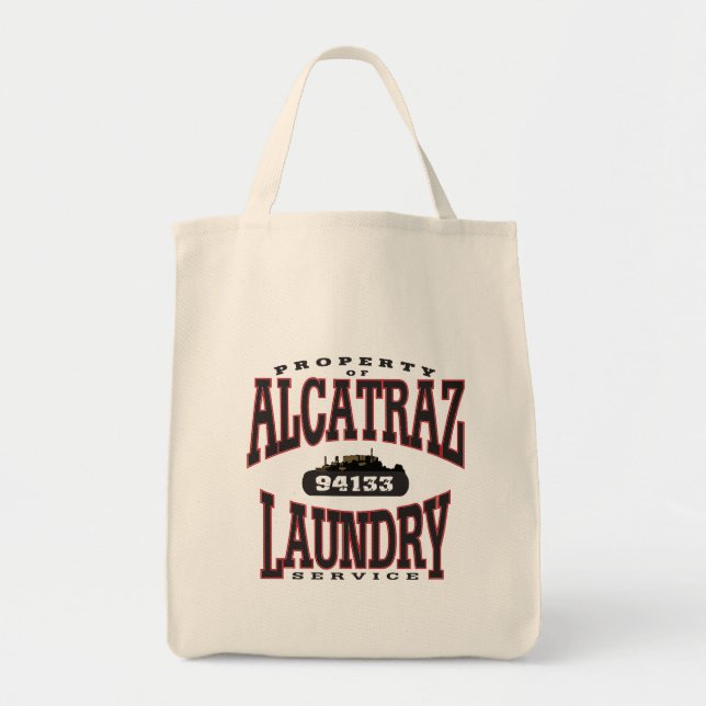 Bolso De Tela lavadero del alcatraz (Frente)