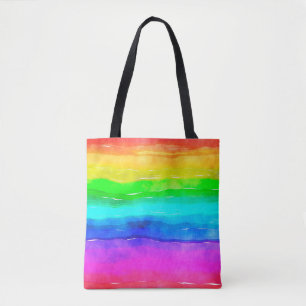 Bolso De Tela Lavado de pintura de acuarela