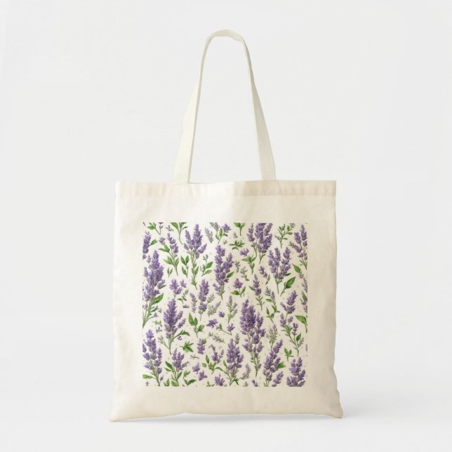 Bolso De Tela (Lavanda) (Frente)