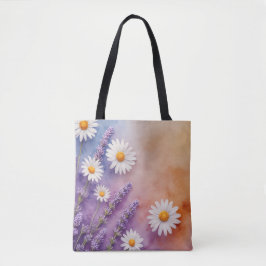 Bolso De Tela Lavanda de moda y Daisy Carryall