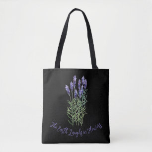 Bolso De Tela Lavanda, jardinería