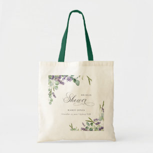 Bolso De Tela Lavender Eucalyptus Leafy Foliage Bridal Shower