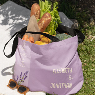 Bolso De Tela Lavender Love Boda