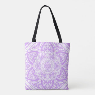 Bolso De Tela Lavender Mandala