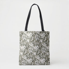 Bolso De Tela LavishlyOn Original Winter Camo Blanco