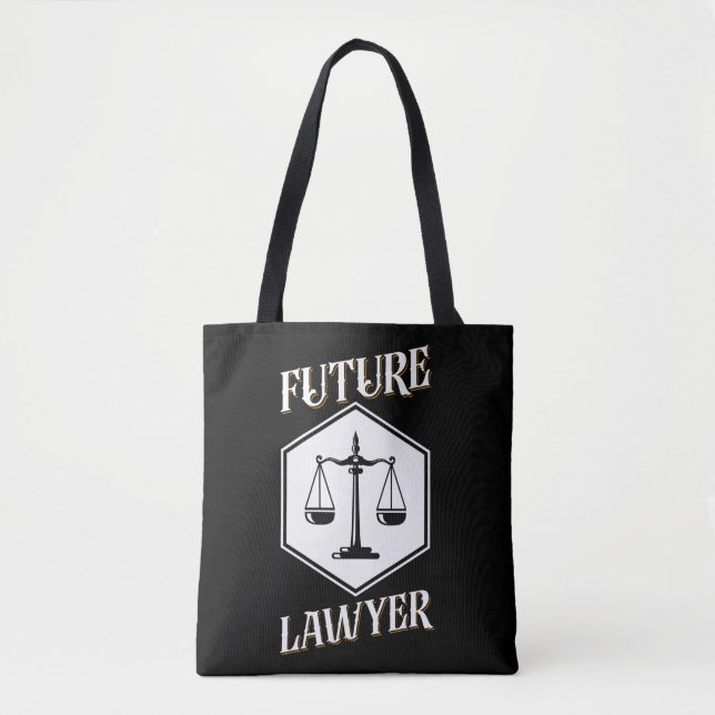 Bolso De Tela Lawyer Law Student Future Lawyer (Anverso)