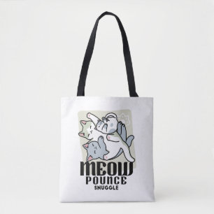 Bolso De Tela Laze Furr Days - Diseño de gatos perezosos