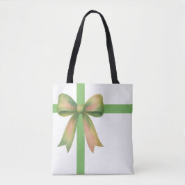 Bolso De Tela Lazo de regalo elegante: diseño moderno de Navidad