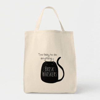 Bolso De Tela  Lazy black cat Tote Bag