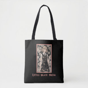 Bolso De Tela LBD del amante de la vestimenta negra