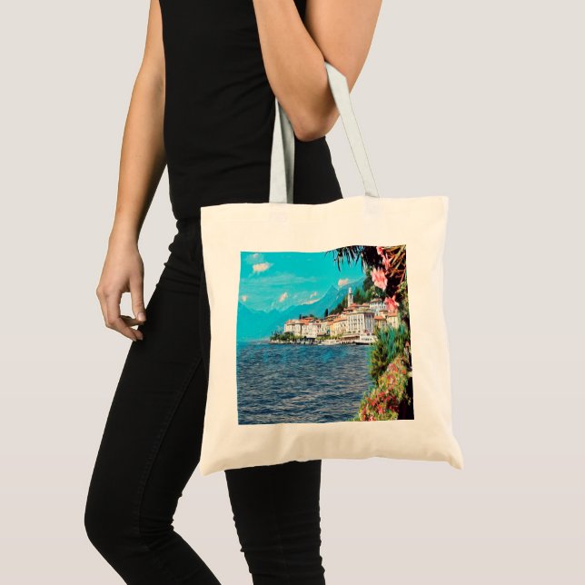Bolso De Tela ldp BELLAGIO - Lago Como - (Anverso (producto))