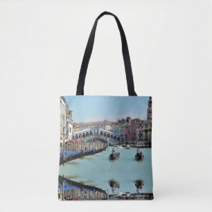 Bolso De Tela ldp RIALTO BRIDGE - Venecia - Canal Grande