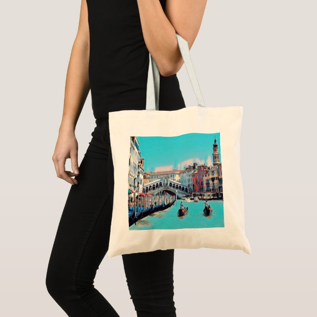 Bolso De Tela ldp VENICE - góndolas - rialto - (Anverso (producto))