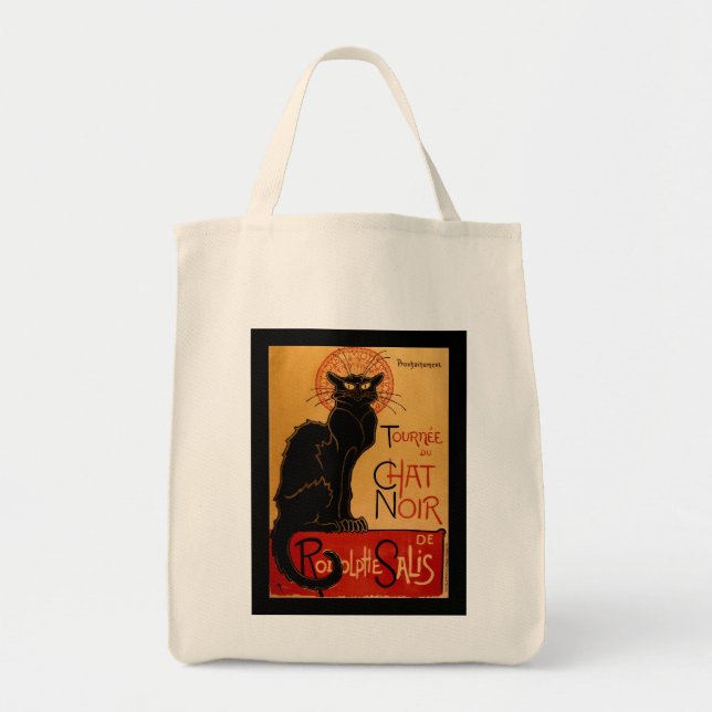 Bolso De Tela Le Chat Noir de Steinlen (Frente)