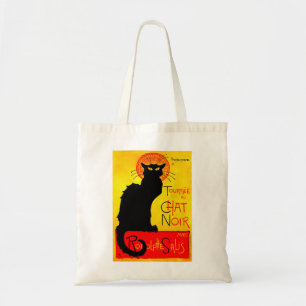 Bolso De Tela Le Chat Noir Vintage