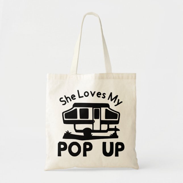 Bolso De Tela Le encanta mi Pop-Up #USAPatriotGraphics © (Frente)