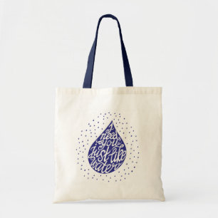 Bolso De Tela Le necesito apenas como el agua
