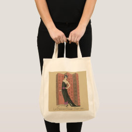 Bolso De Tela Le Paravent Rouge Paris 1921 por Georges Barbier