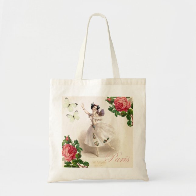 Bolso De Tela Le Parisian Ballerina (Frente)